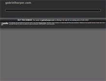 Tablet Screenshot of gabrielharper.com